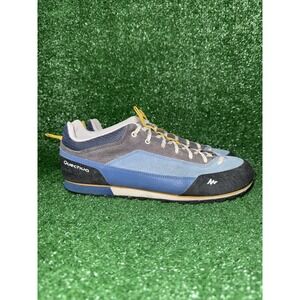 Quechua Men's Decathlon Arpenaz 500 NH1 Blue Waterproof Hiking Shoes Size 12